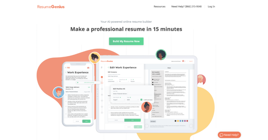Resume Genius Website